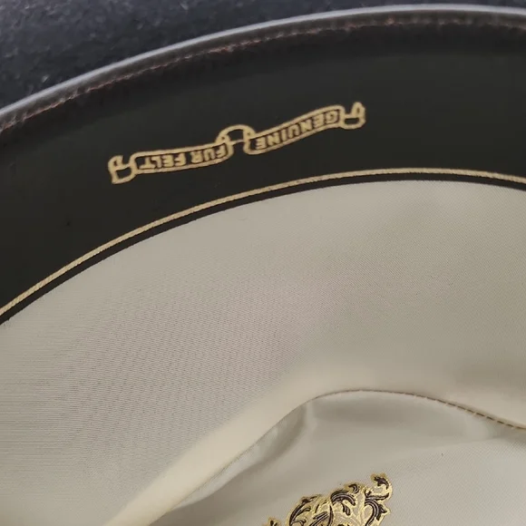 Furla Black Fedora Hat